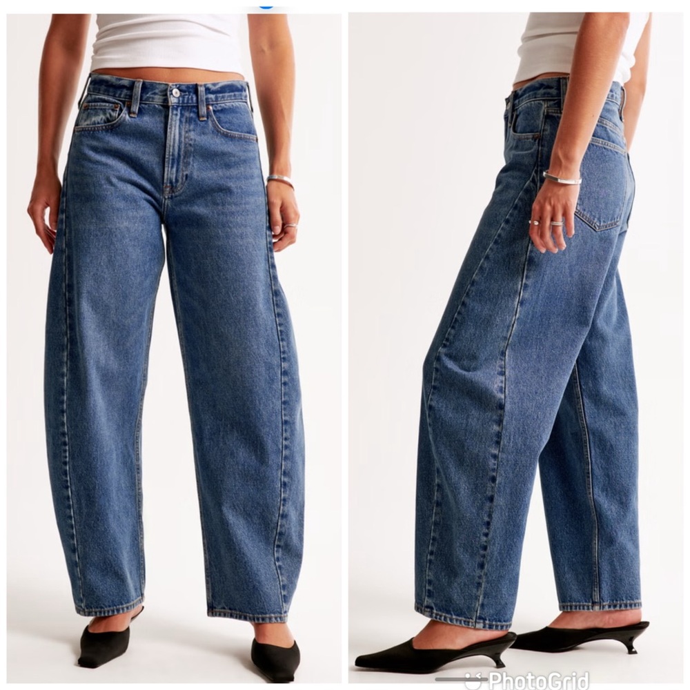 Abercrombie & Fitch Barrel Jeans